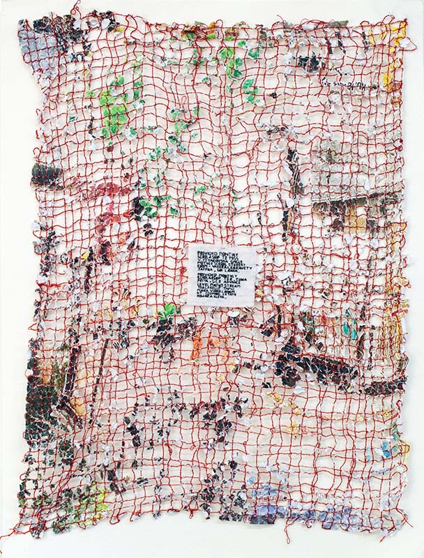 ‘SALE SALE Story SALE II’ by Hema Shironi, 2022, Stitched printed paper, (Image Credits: Hema Shironi) 