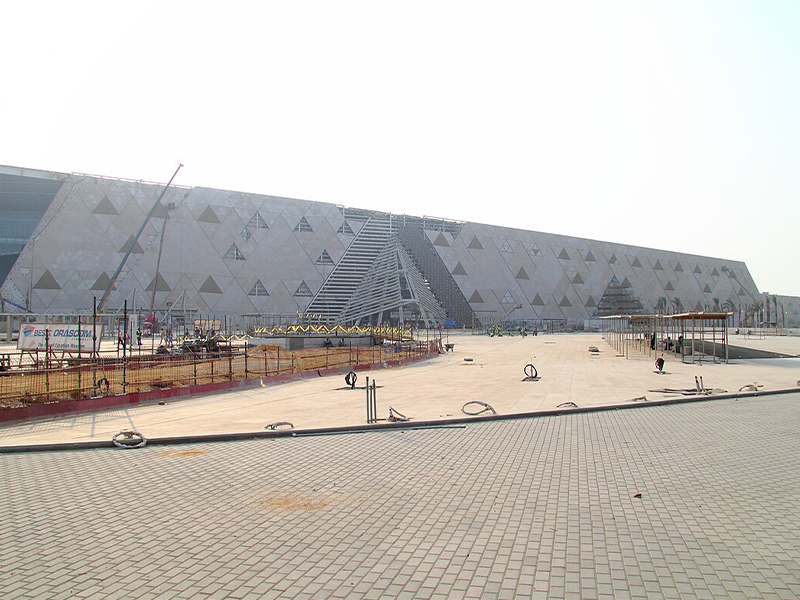 The Grand Egyptian Museum was under construction for over two decades. (Image Credit: Wikimedia Commons)
