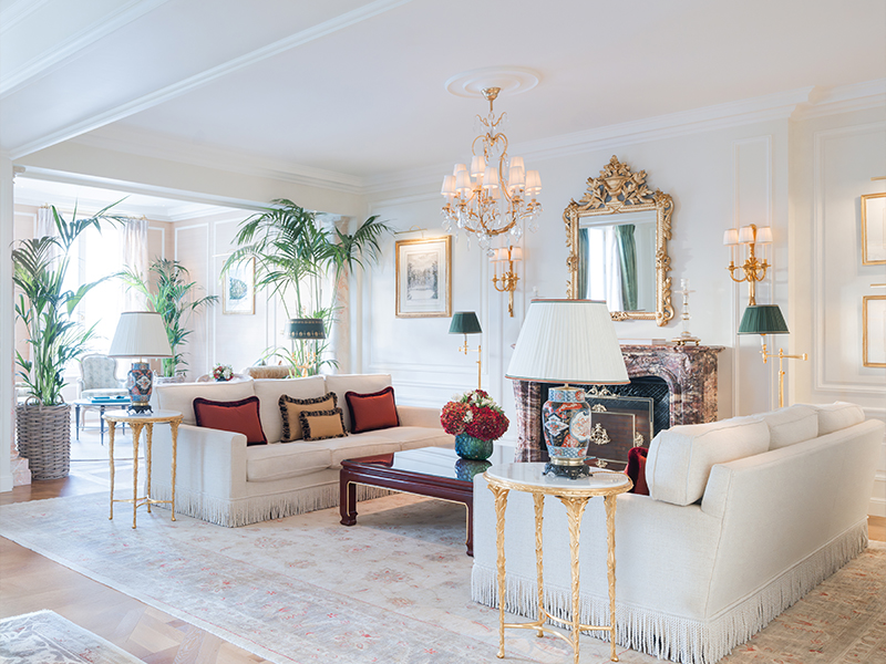 The Suite Impériale at Le Bristol Paris is redesigned for the centenary celebrations. (Image Credit: Le Bristol Paris)