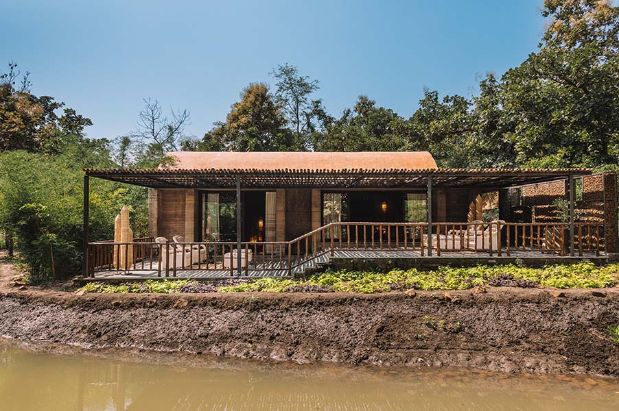 Interior architect Ariane Ginwala uses natural materials to promote sustainability and localisation at the resort. (Image Credit: Ravi Mistry) 