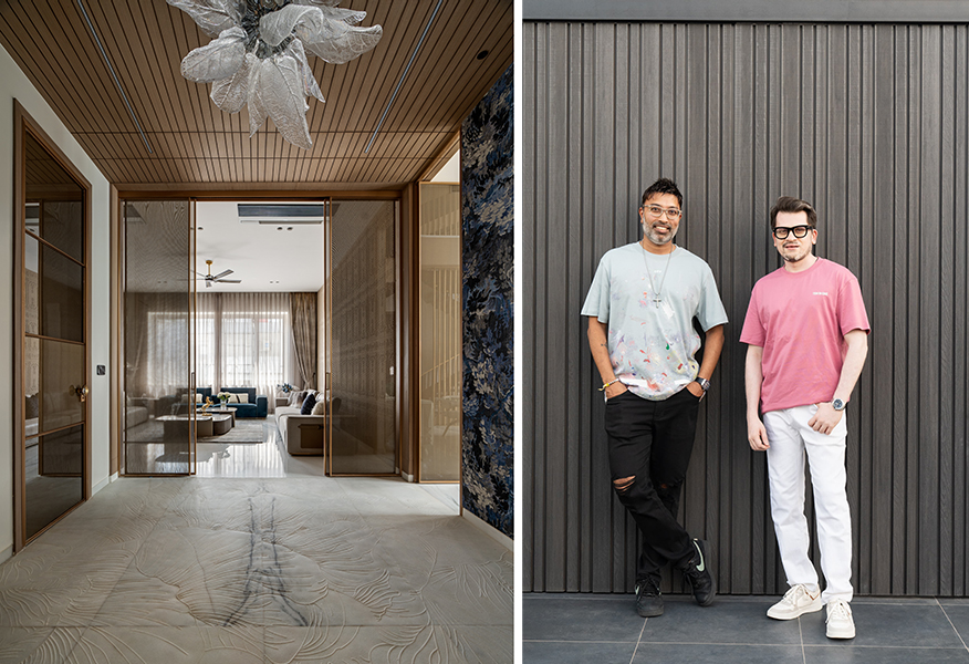 Every space here is a seamless fusion of traditional Indian elements and contemporary design. (Image Credits: Think Designz) 