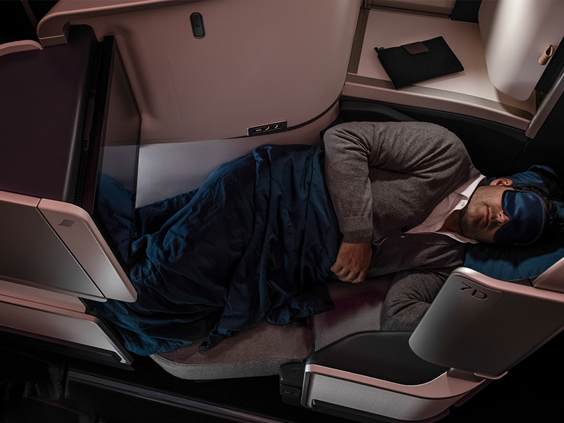 Air France pays attention to the small things, from the quality of the bed linen to the presentation of the meals, aiming for a holistic, luxurious experience. (Image Credit: Air France)