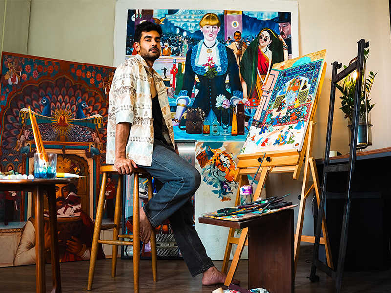 Artist Portrait of Abhay Sehgal. (Image Credits: Anshul Pathak) 