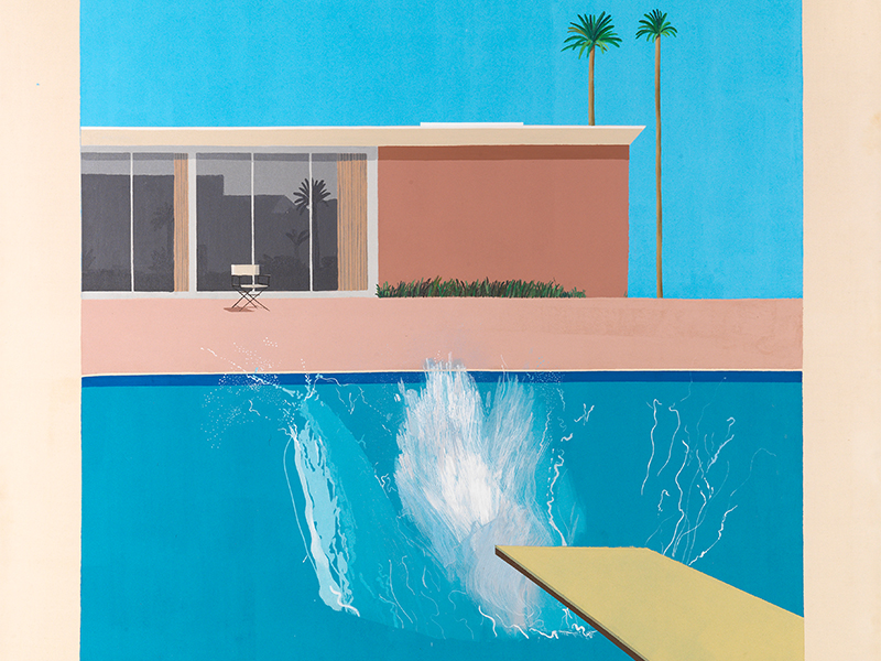 A Bigger Splash by David Hockney, 1967, Acrylic on canvas (Image Credit: Fondation Louis Vuitton)

