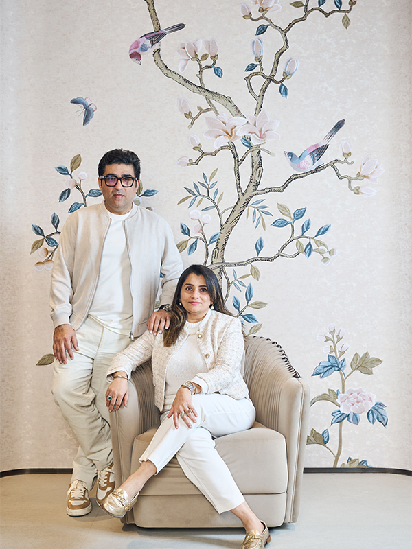 Founders of Embelliish, Hitesh and Neelam Bhanushali. (Image Credit: Embellish)