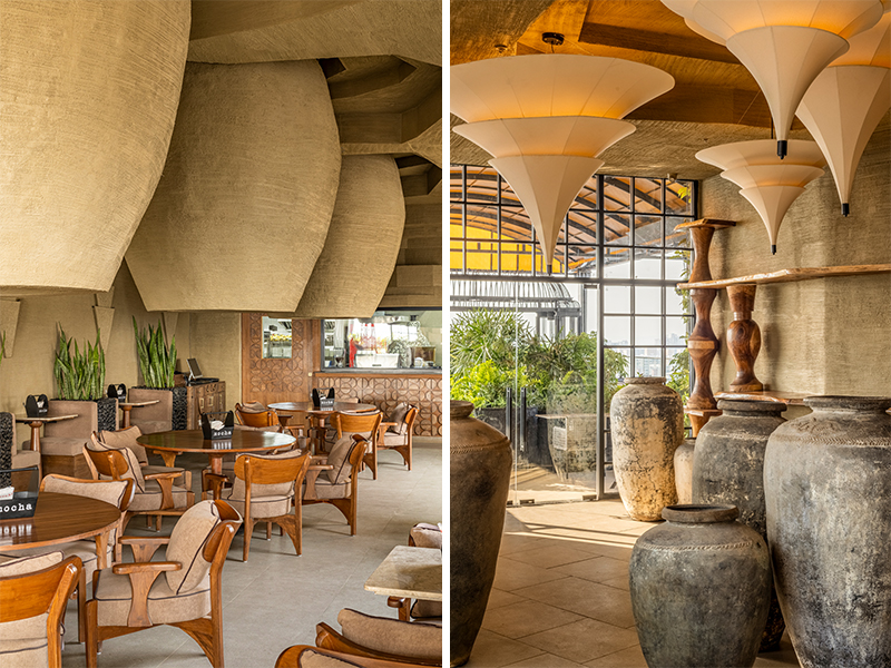 The natural materials and colour palette lend Mocha a grounded and made-from-the-earth feel. (Image Credit: Mocha)