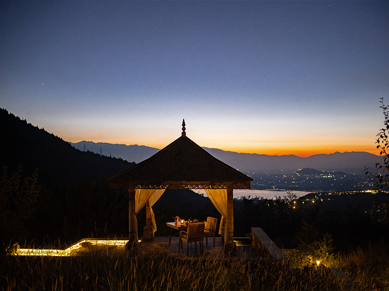 What makes this retreat truly special is its unrivalled setting — perfect for romantic candlelit dinners or heartfelt celebrations with friends and loved ones.(Image Credit: Qayaam Gah)