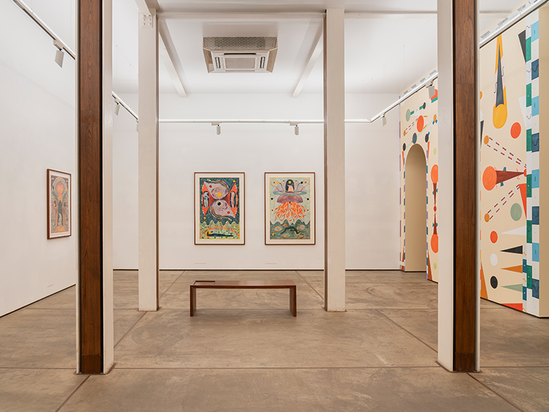 Currently on view at TARQ, ‘Pillars of Fruit and Bone’ by Rithika Merchant offers a poetic exploration of myth, memory, and the natural world. (Image Credits: Courtesy of Tarq)