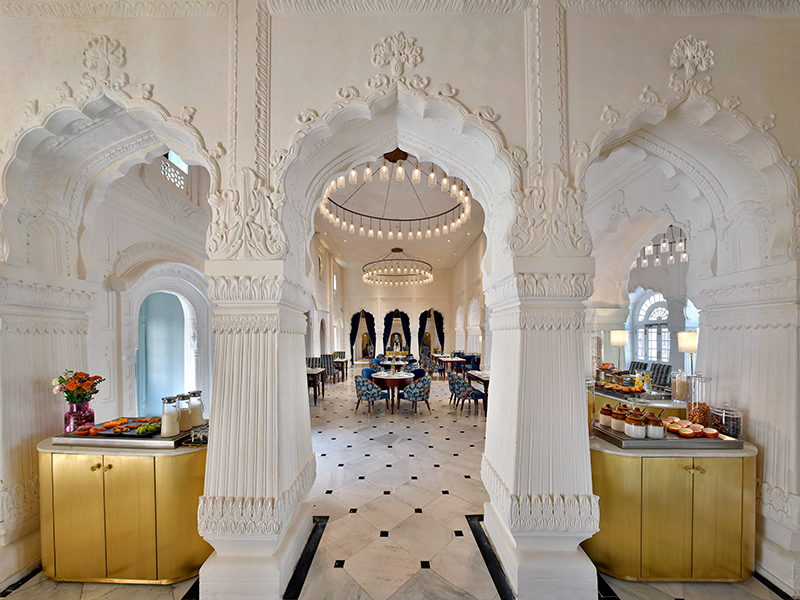 Every evening, Sufi and Punjabi folk live music sets the tone for the sumptuous meals at Neel. ( Image Credit: Ran Baas- The Palace Hotel) 