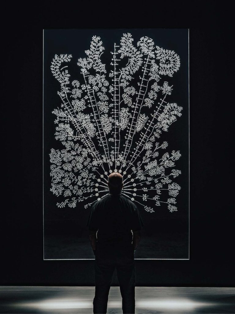 Hierarchy as a living system, Rachel Botsman’s ‘Roots of Trust’. (Image credits: Roots of Trust, London Design Biennale, 2025)