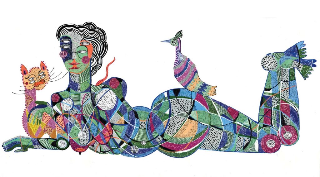  Tarini Sethi’s reimagining of the human body in ‘Monday Malaiseas’ takes centre stage in one of the rooms. Image Credit: (Permit Room Lodgings) 