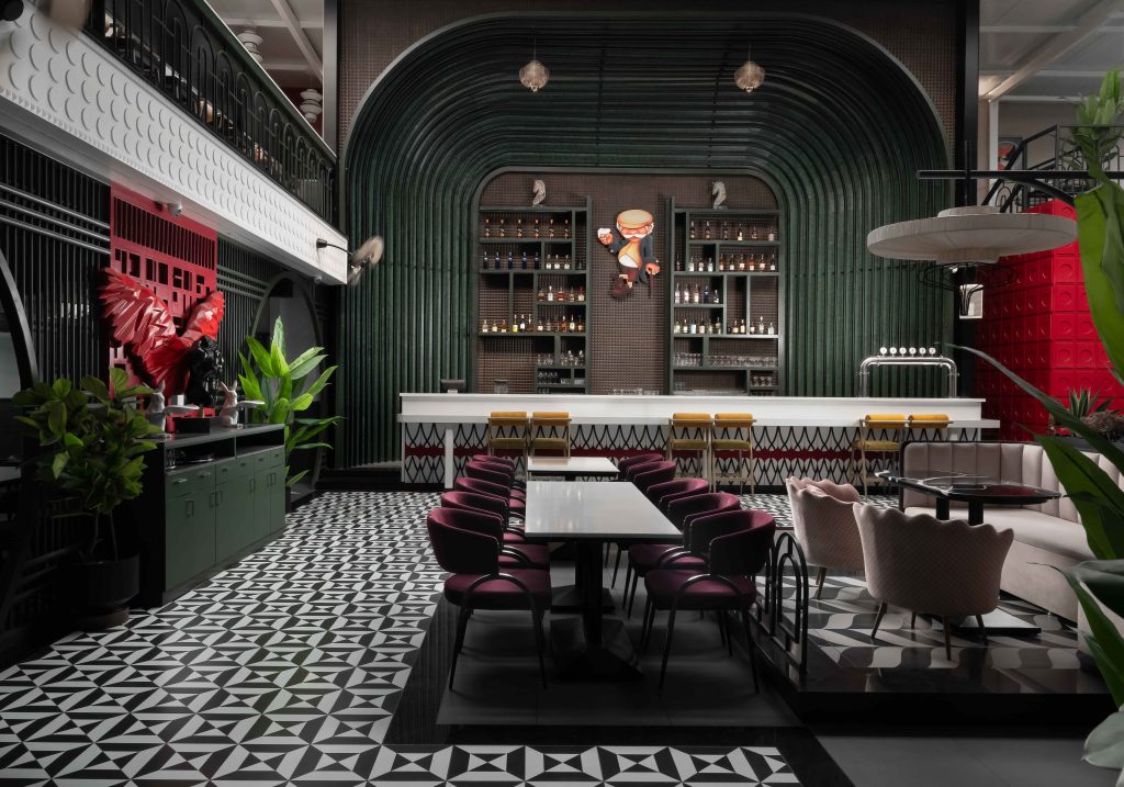 Ganbeii walks the line between bold and approachable, sculptural and functional. The space invites guests to flow from one area to the next, catching new angles and visual surprises along the way. (Image credits: Arjun Krishna) 