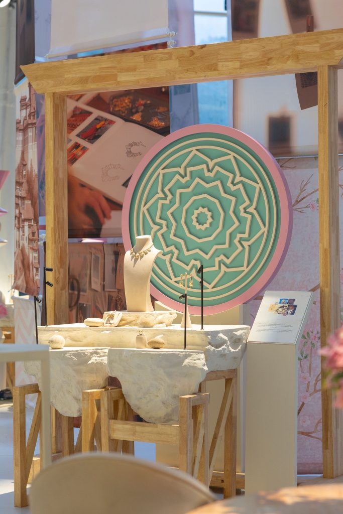 Jewellery pieces by Alice Cicolini are displayed in custom vitrines, and presented as art objects to invite close viewing and thoughtful engagement. (Image Courtesy: Zoya Jewels)
