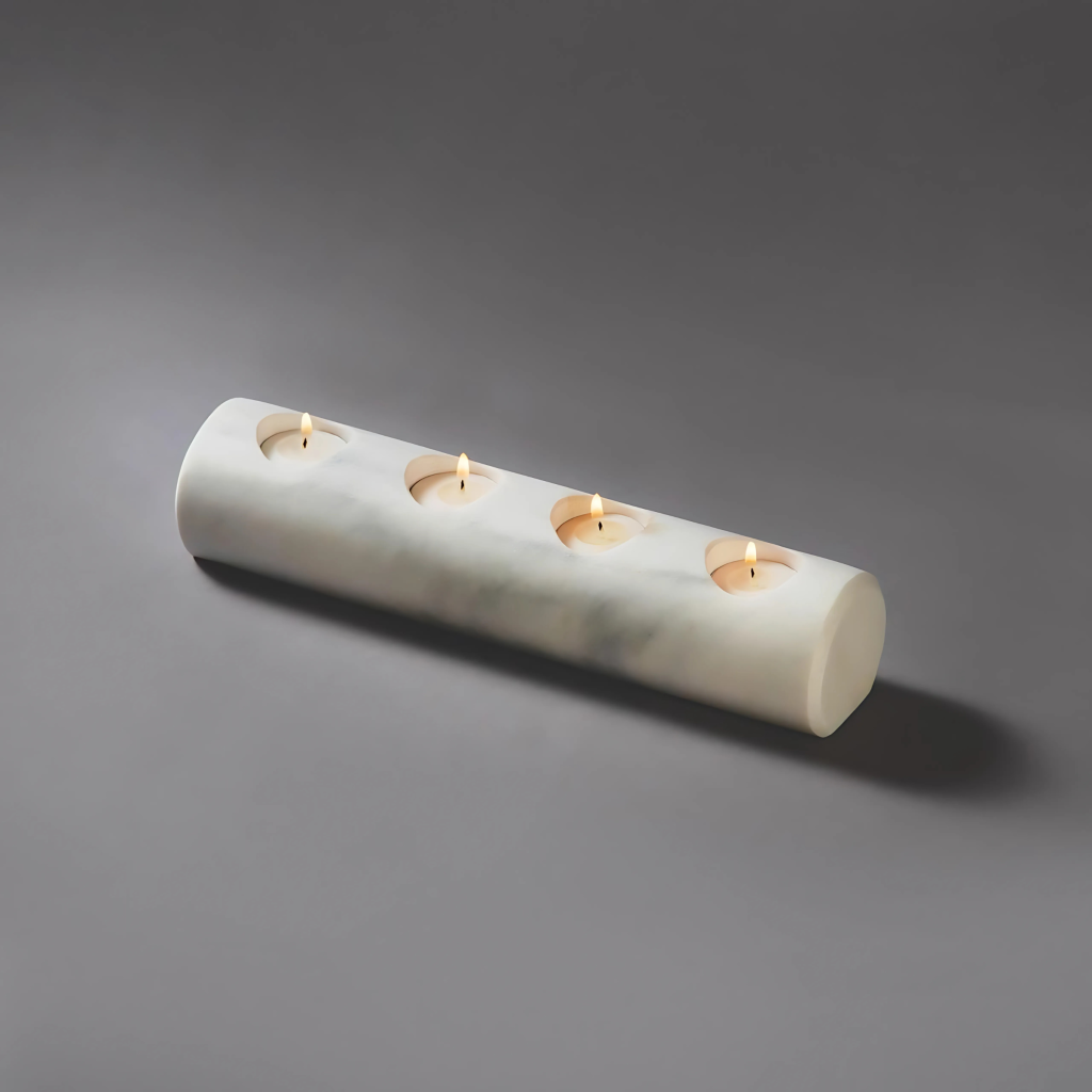 Luce Bianca Candle Stand. Price - ₹51,000 (Image Credits: The Quarry Gallery team) 