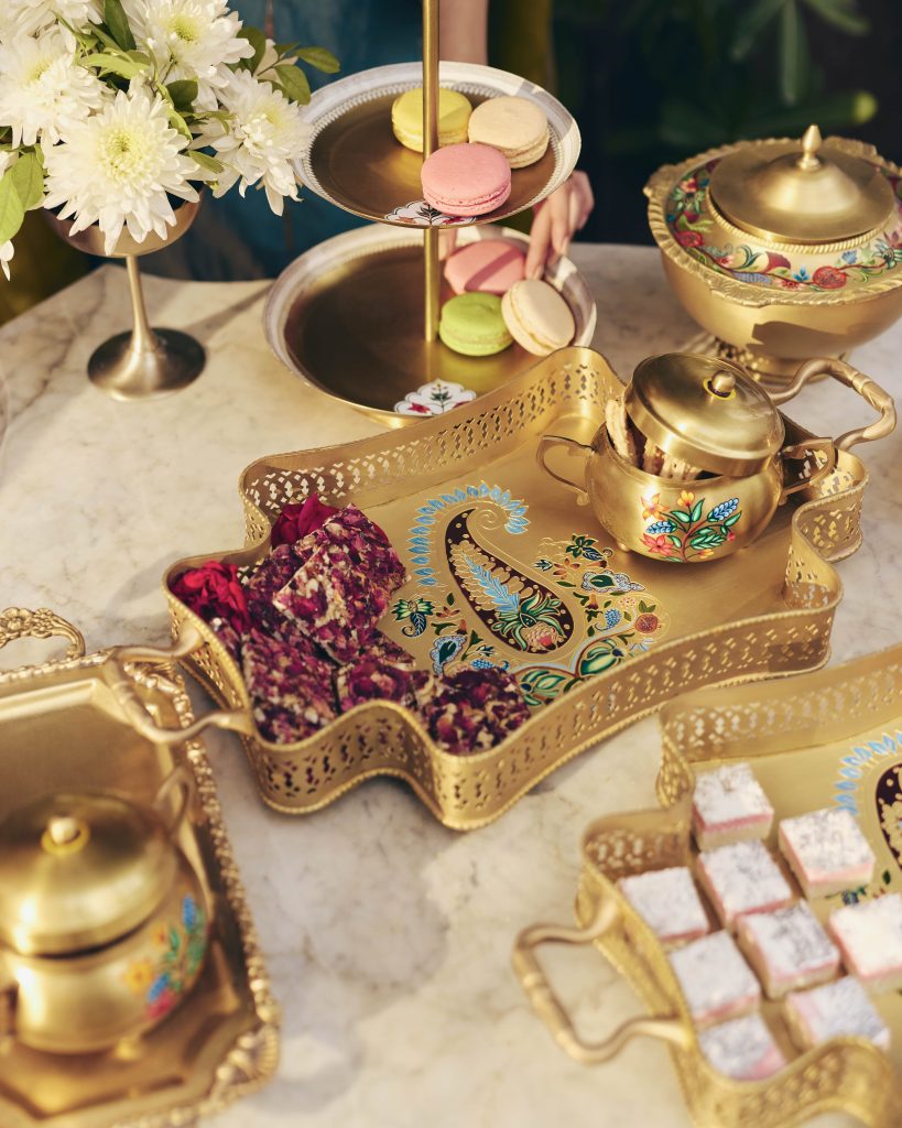  Brass Curved Tray. Price - ₹11,000 (Image Credits: Vansh Virmani) 