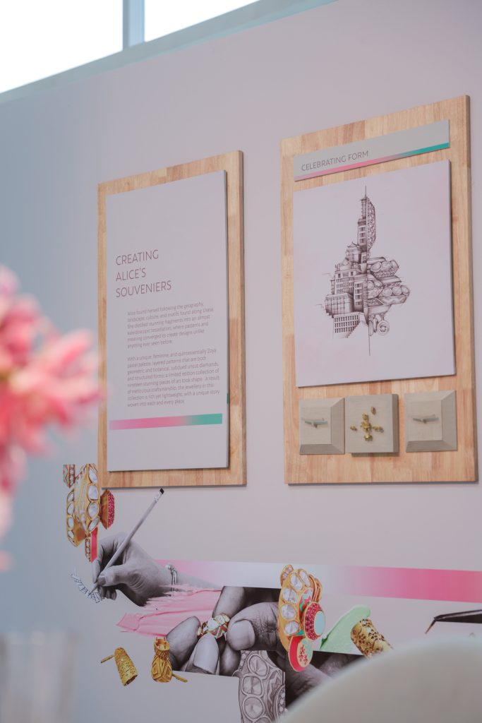 A step-by-step glimpse into Alice Cicolini’s process of designing wearable souvenirs, from initial sketches to refined jewellery forms. (Image Courtesy: Zoya Jewels)
