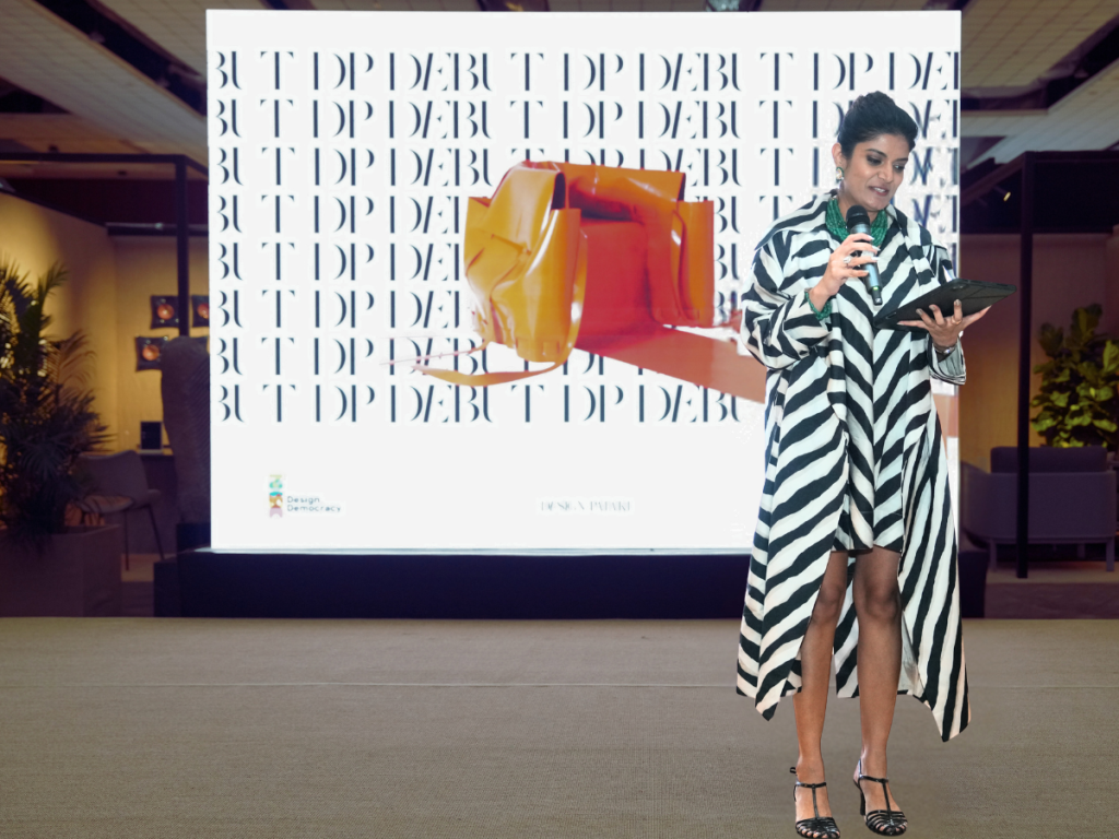 Esha Gupta, founder of Design Pataki and the driving force behind DP Debut 3.0, continues to shape and elevate India’s design landscape with visionary initiatives. (Image Credits: Design Pataki) 