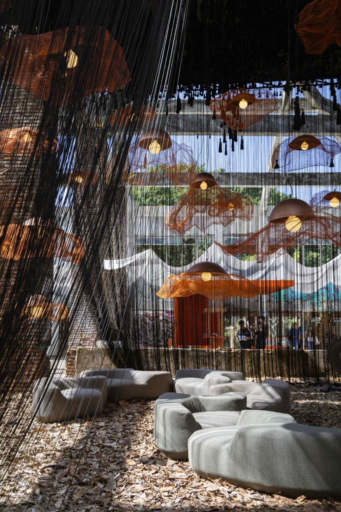 The collection is available in two styles—“Jamur Kuping” (wood ear mushroom) and “Jamur Tiram” (oyster mushroom)—each offering owners the freedom to shape and adapt the pieces into their final form. (Image Credit: Indra Wiras) 