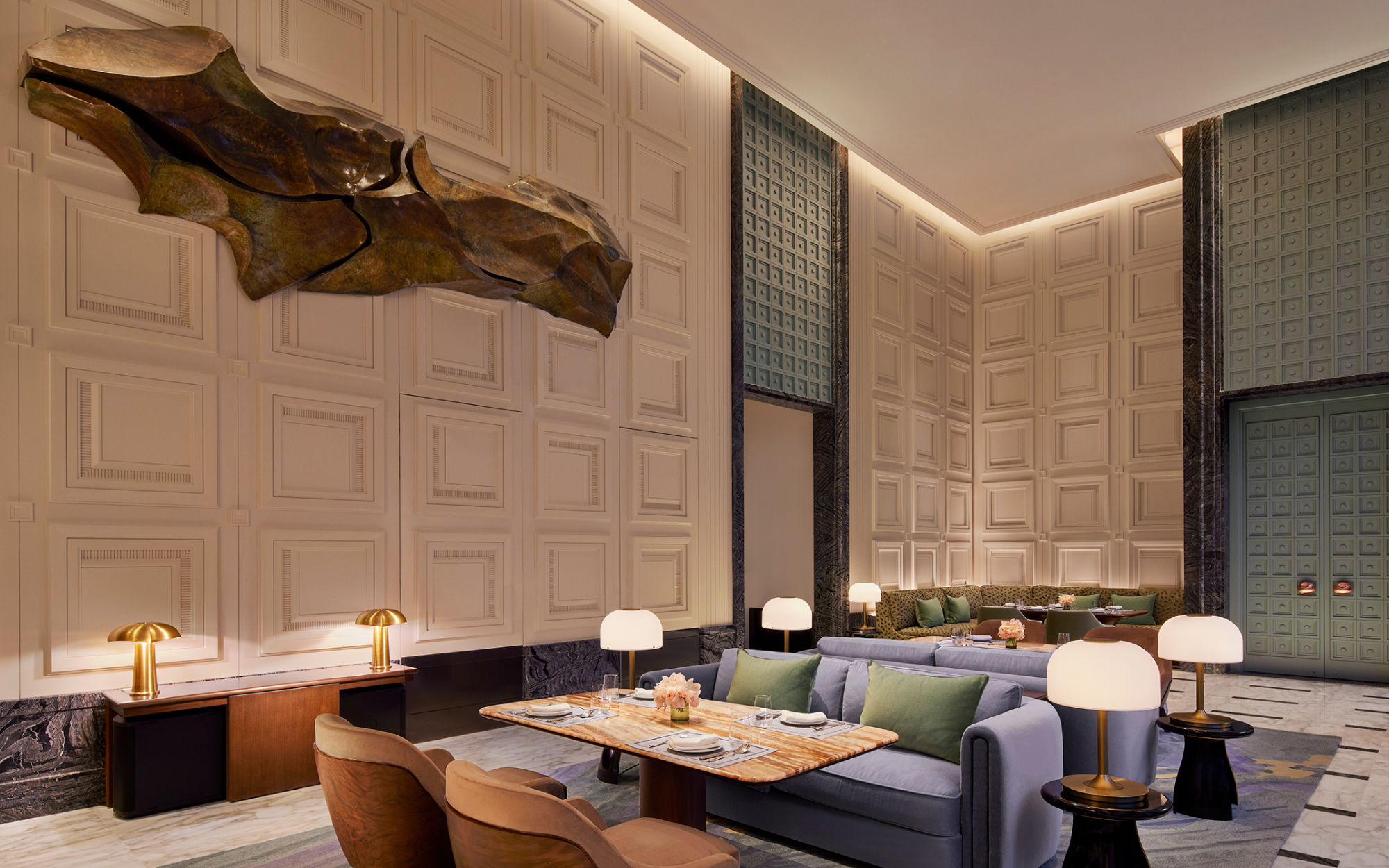 ‘Opus,’ at Four Seasons, showcases intercontinental cuisine and elevates afternoons with a refined High Tea of inventive sweet and savoury bites paired with single-estate teas. (Image Credit: Four Seasons Mumbai)