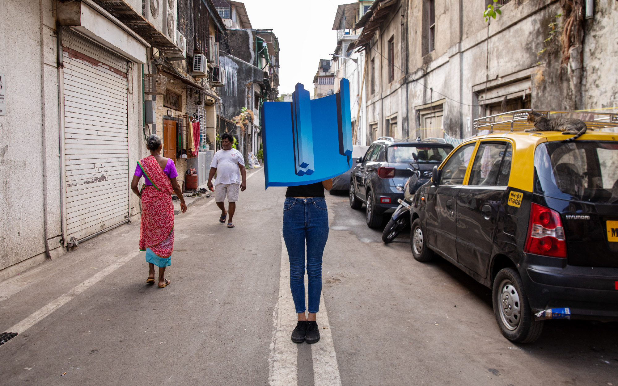 Nasha—An ultraviolet print on an aluminium composite panel. (Image Credits: Gallery XXL and Mohammed Chiba)