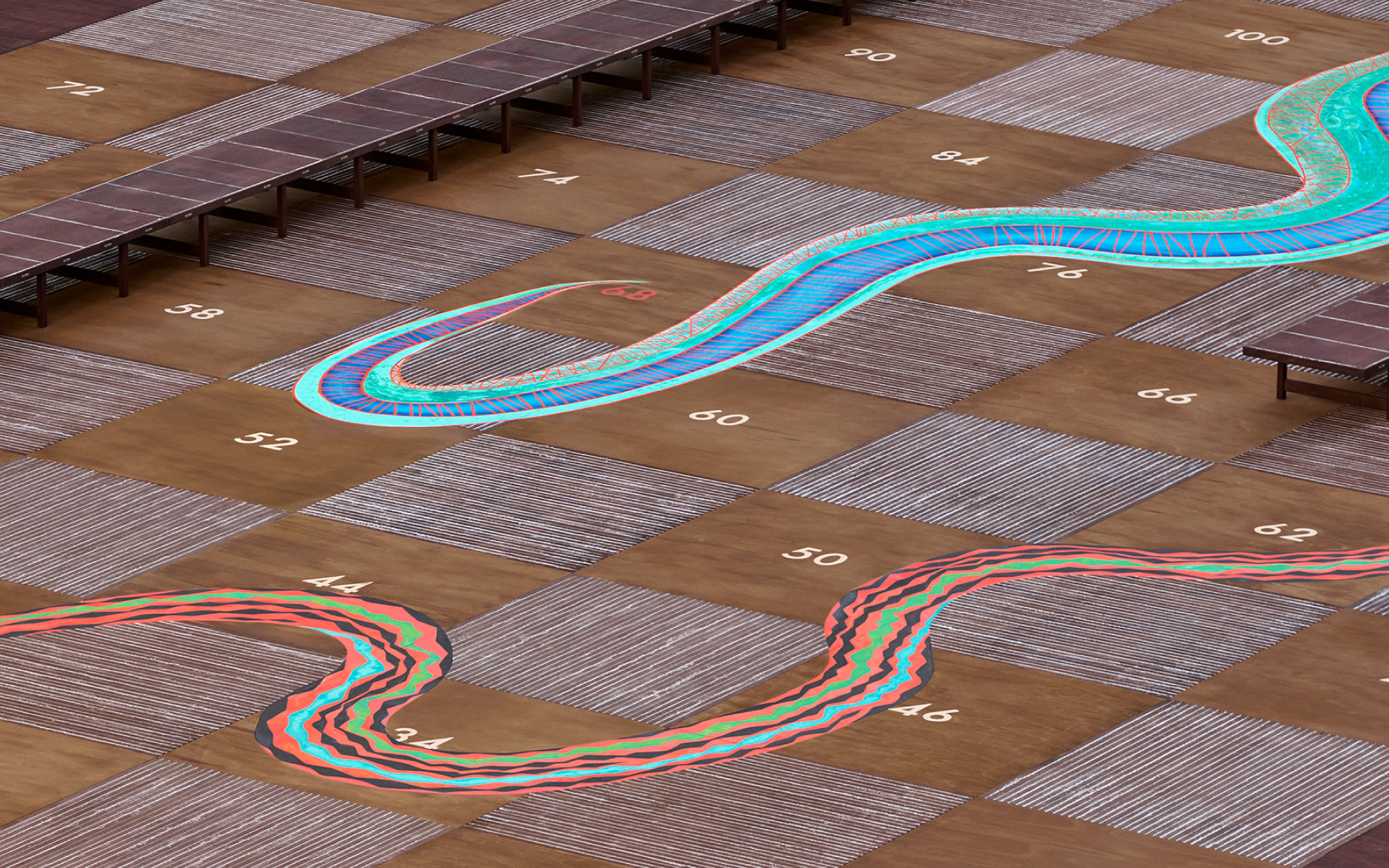 Installation view of Louis Vuitton SS26 runway (Image courtesy: Louis Vuitton)