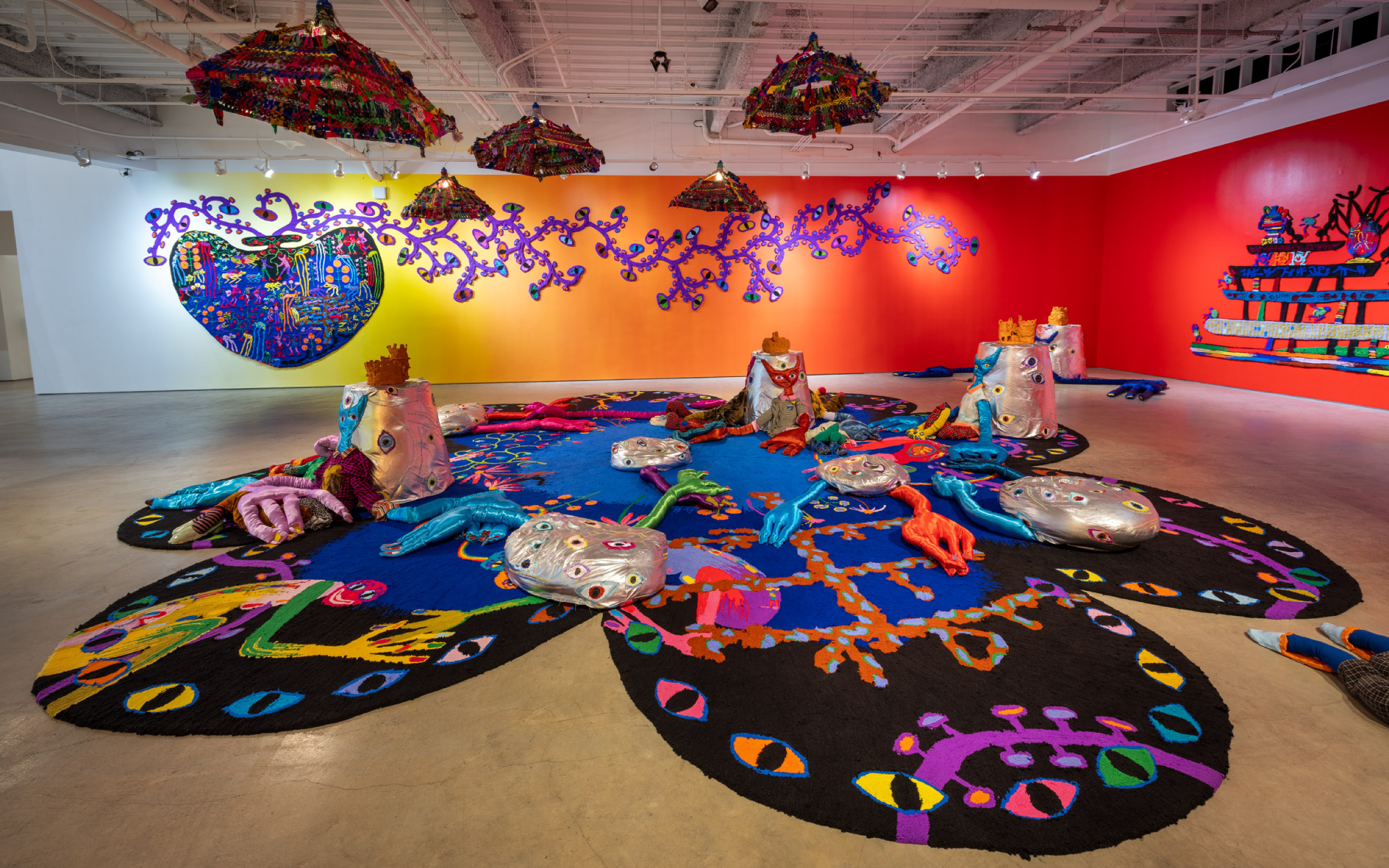 ‘Mild Tooth of Milk’ by Afra Eisma, curated by MAP Bangalore. (Image Credits: Kochi Biennale Foundation.)