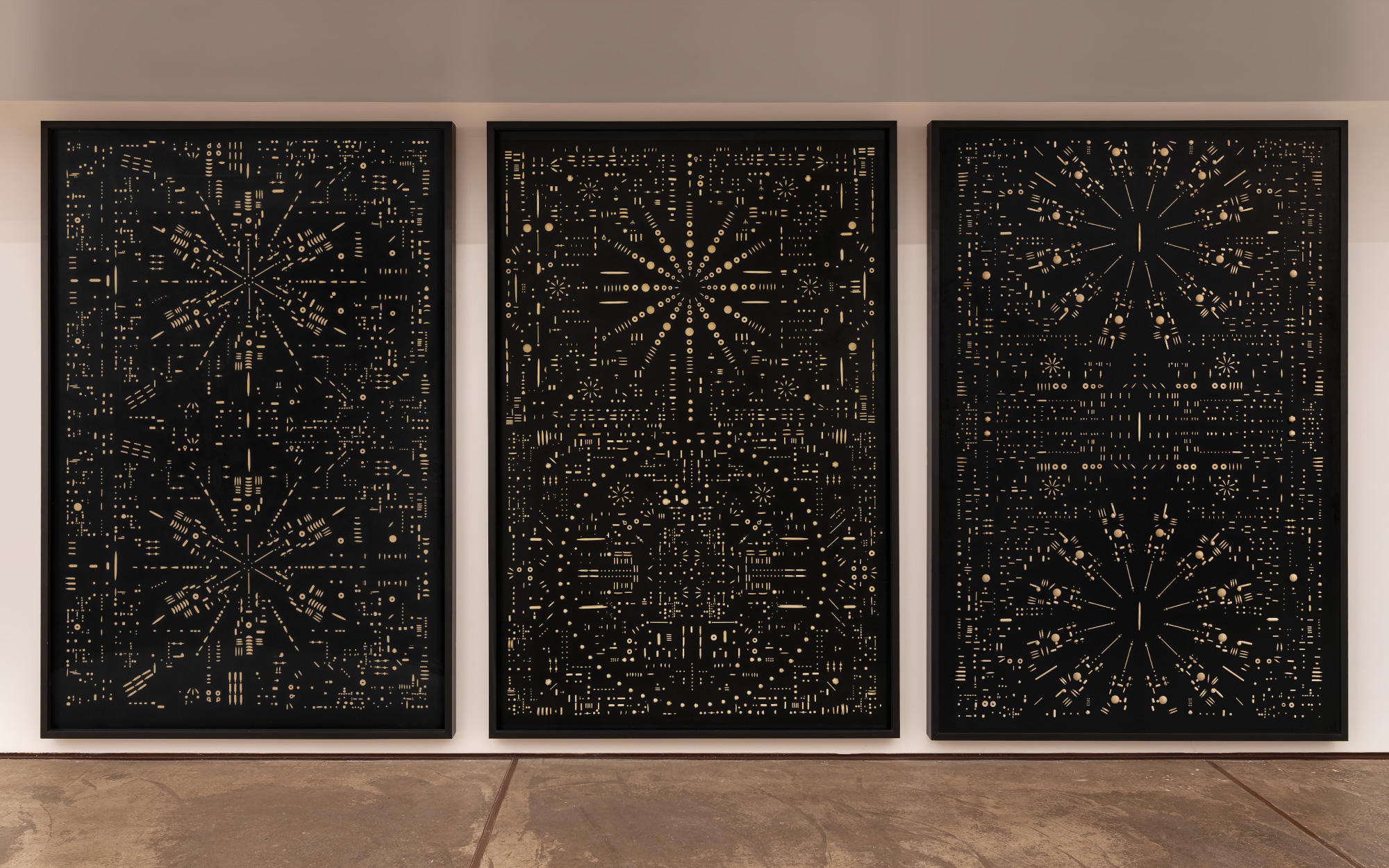 Installation view of Hymn for Mothers series by Natasha Preenja at TARQ, 2025. (Image Courtesy of Natasha Preenja and TARQ)