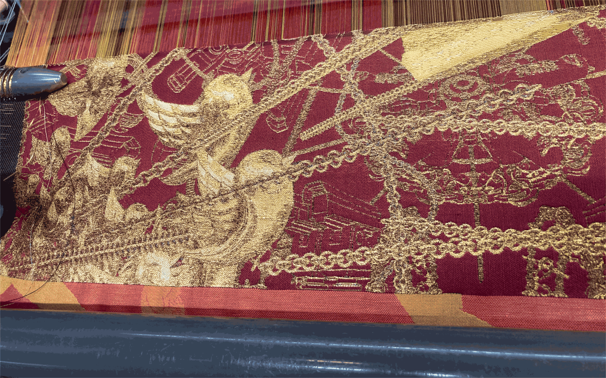 Selvedge of the tapestry: Twitter birds. (Image credits: Felipe Sanguinetti)